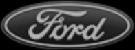 značka Ford černobílá